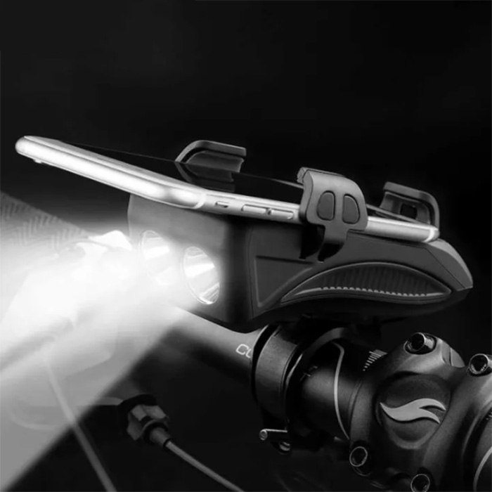 FastBike kombinira svjetiljku, stanicu za punjenje, zvono i držač za telefon!