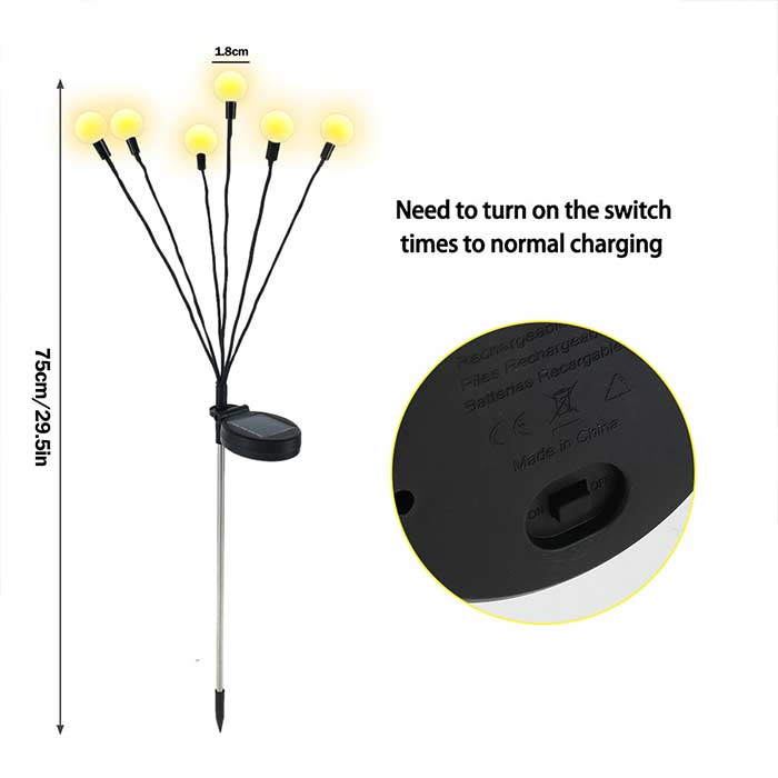 FireflyLights, solarna svjetiljka sa 6 svjetala - Image 8