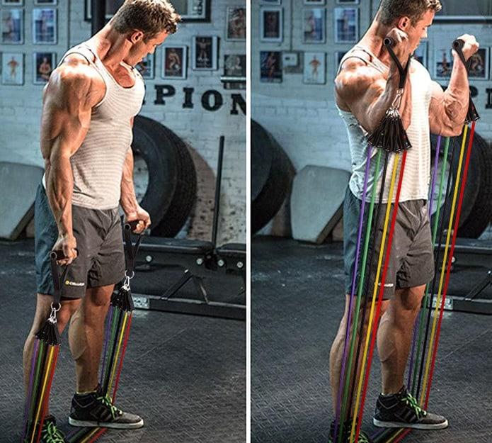 FitBands, elastične gume za trening s ručkama - Image 5