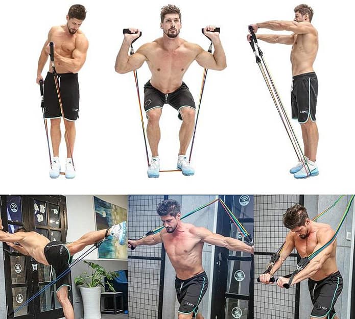 FitBands, elastične gume za trening s ručkama - Image 8