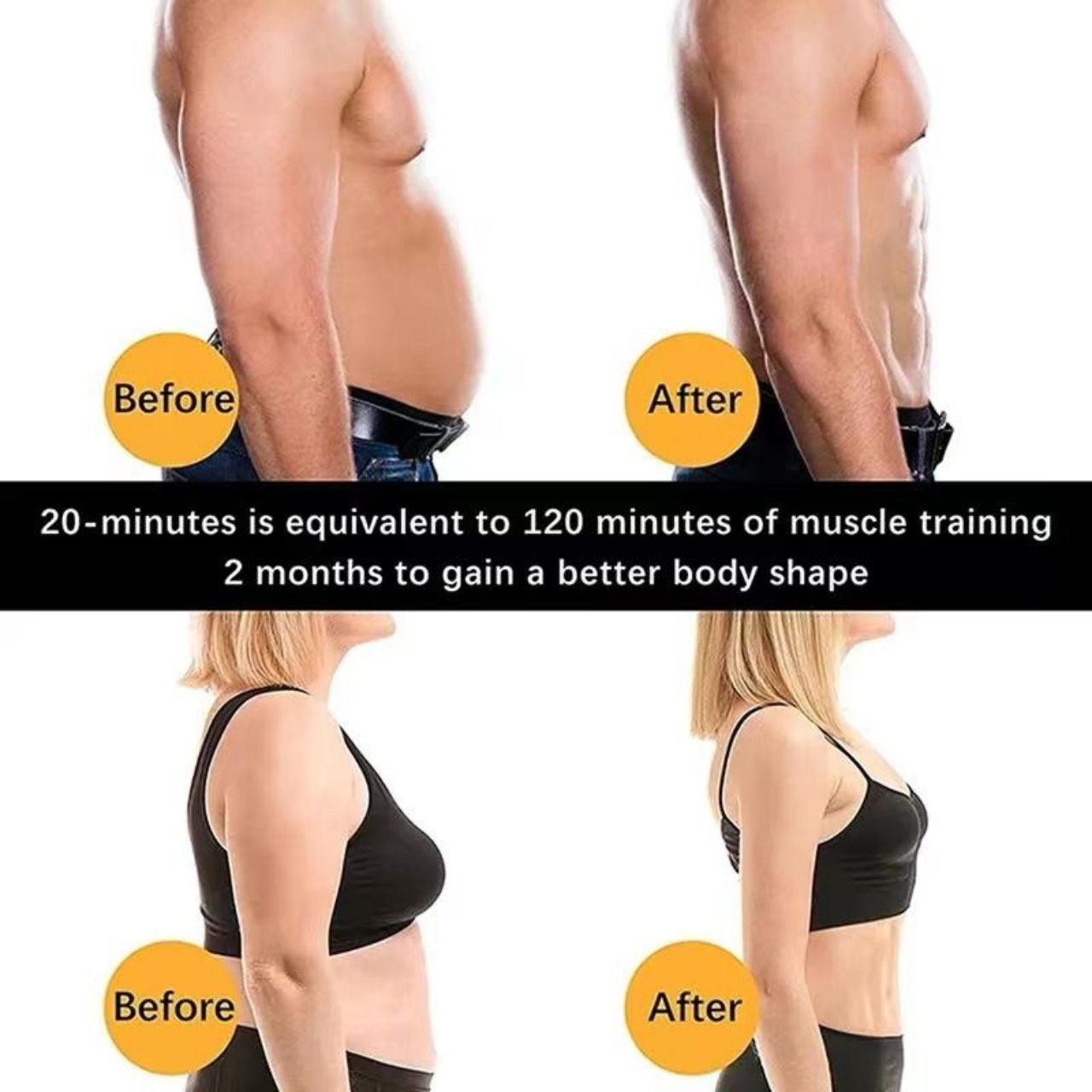 FitnessBelt, pojas za stimulaciju trbušnih mišića - Image 4
