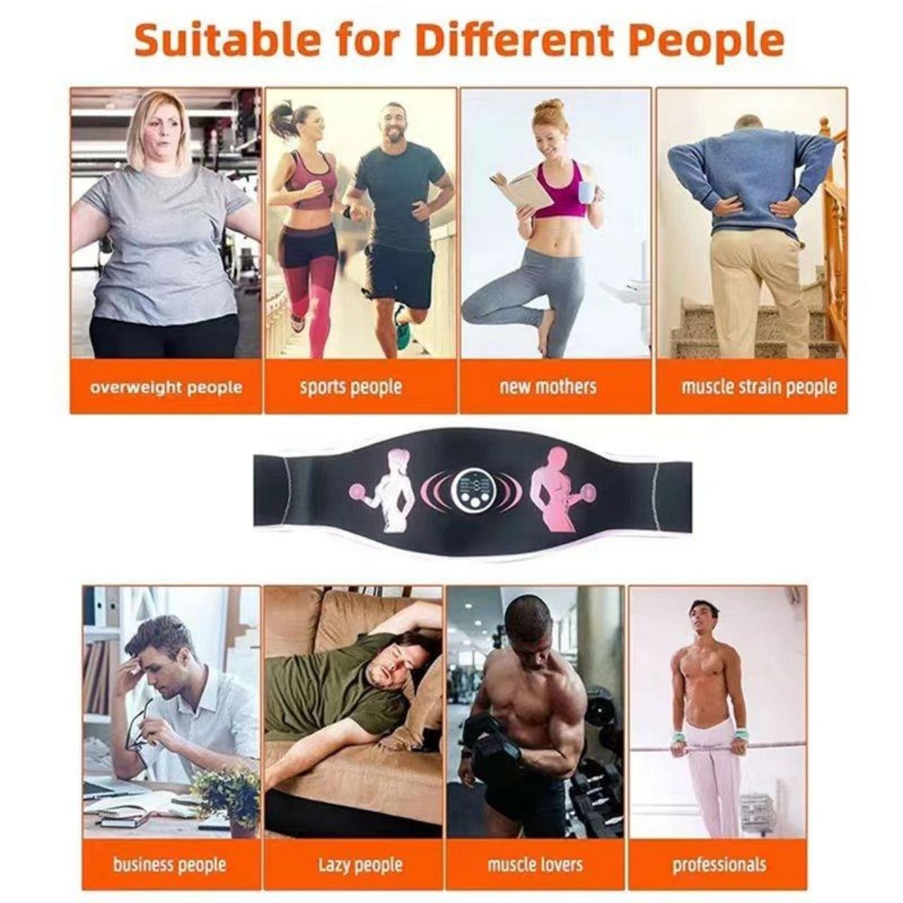 FitnessBelt, pojas za stimulaciju trbušnih mišića - Image 5