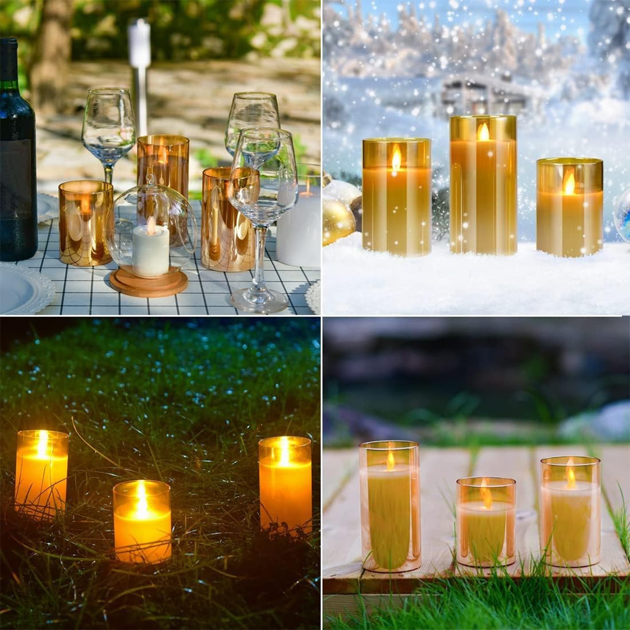 FlickCandles, set elegantnih dekorativnih svijeća (3 komada) - Image 5