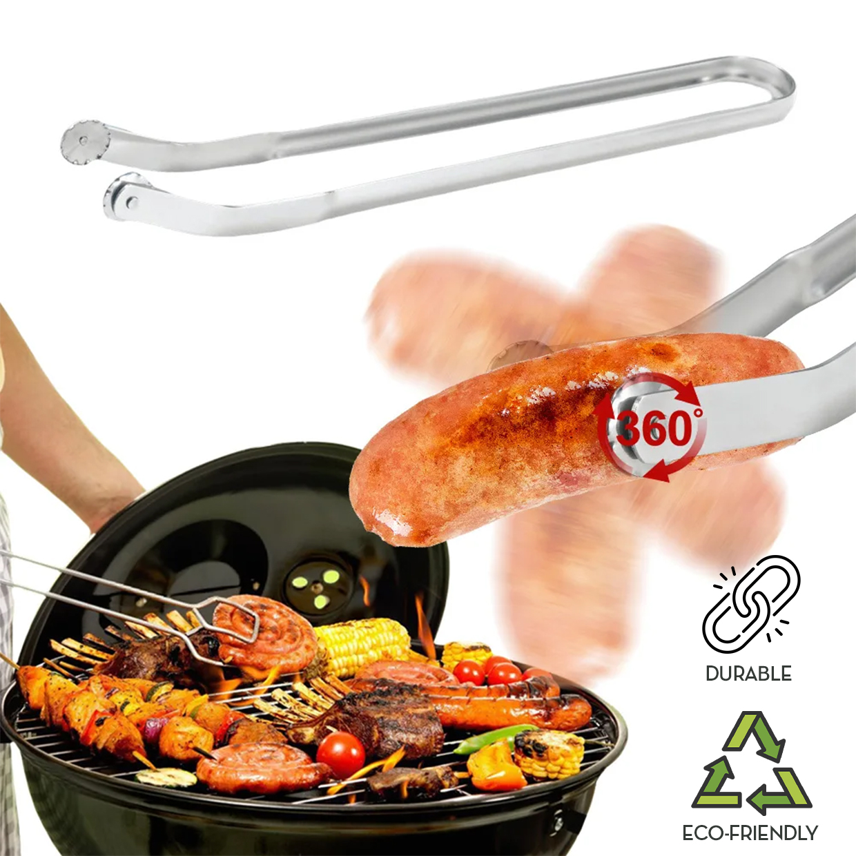 FlipBBQ, gadget za okretanje mesa i povrća na roštilju - Image 7