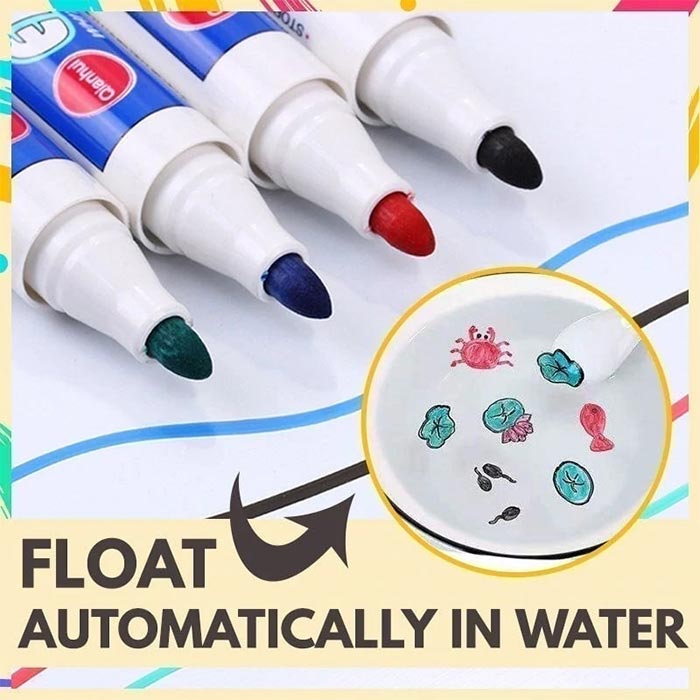FloatPens, čarobni markeri s kojima možete crtati slatke slike koje plutaju na vodi - Image 6