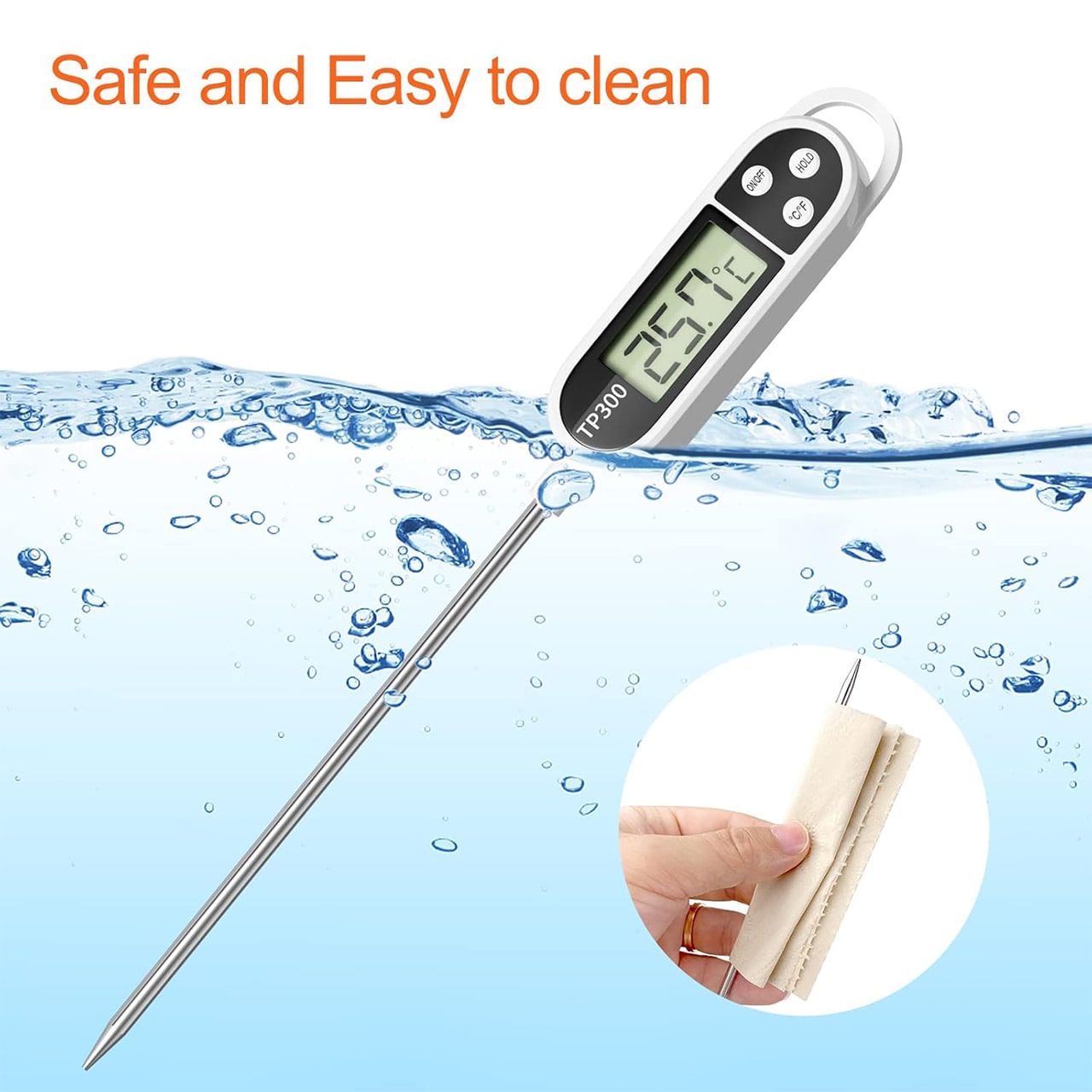 FoodMeter, elektronički digitalni termometar za mjerenje temperature hrane i tekućina - Image 2