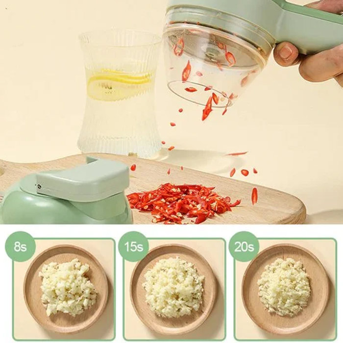 FoodProcessor, 5-dijelni kuhinjski set za sjeckanje, rezanje, guljenje i čišćenje - Image 2