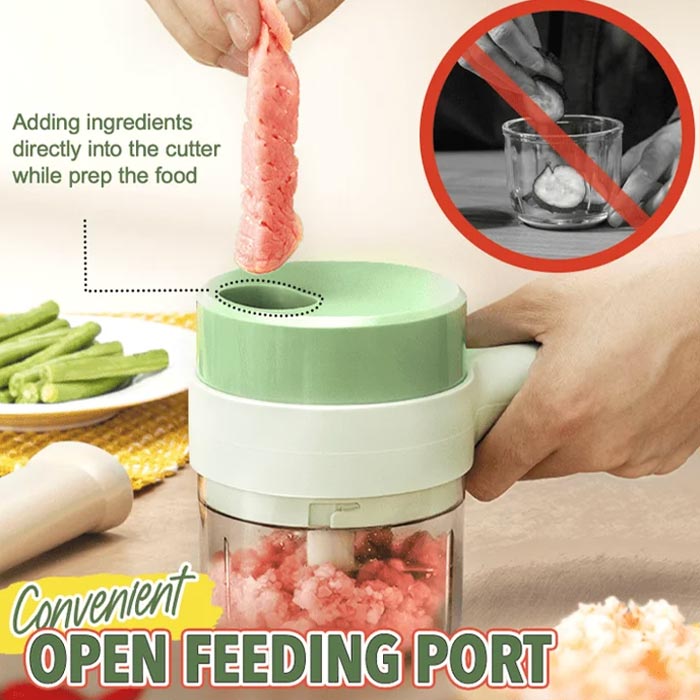 FoodProcessor, 5-dijelni kuhinjski set za sjeckanje, rezanje, guljenje i čišćenje - Image 7