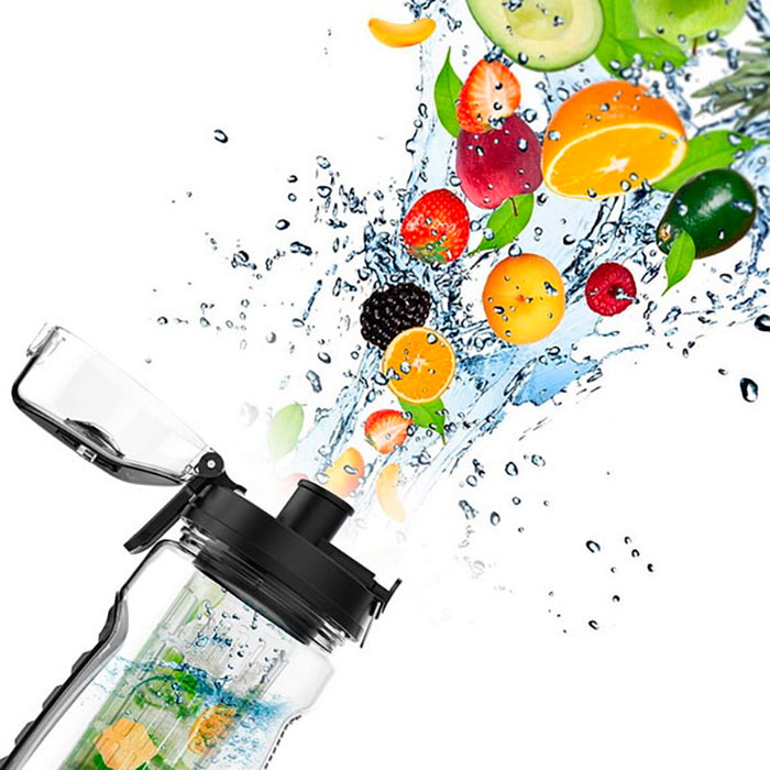 FruitBottle, bočica za vodu s infuzerom za voće, bilje ili čaj (1000 ml) - Image 9
