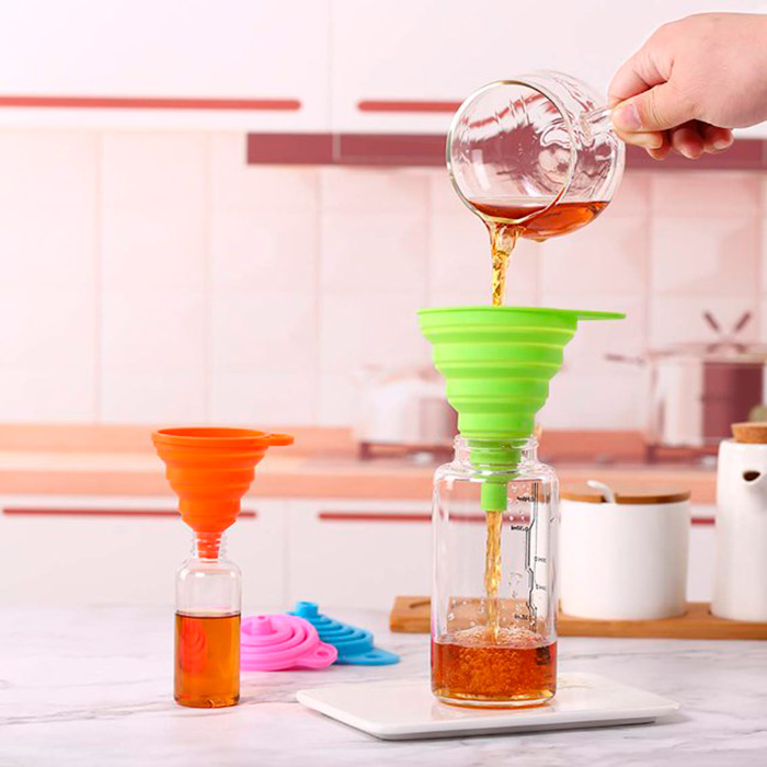 Funnel, sklopivi silikonski lijevak za ulijevanje tekućina i drugih namirnica - Image 5