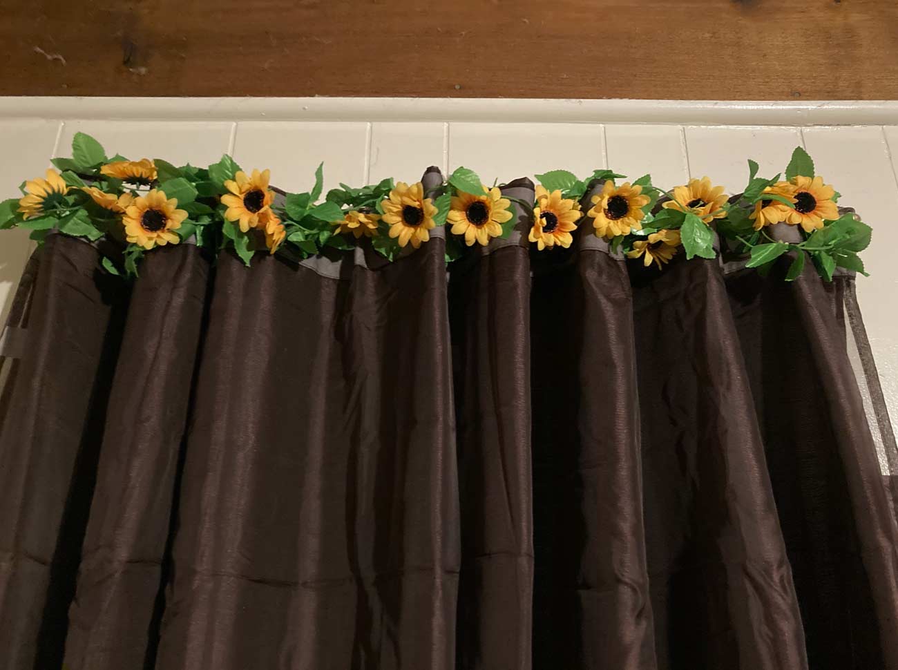 GirlandSunflower, umjetni vijenac od suncokreta prirodnog izgleda (2 komada) - Image 9