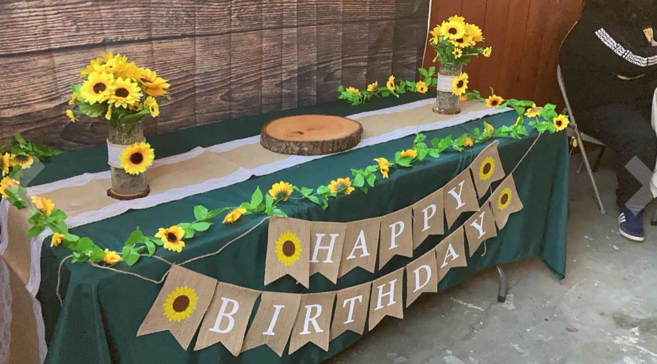 GirlandSunflower, umjetni vijenac od suncokreta prirodnog izgleda (2 komada) - Image 10