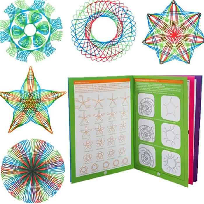 GeoArtKit, set za crtanje od 27 komada s geometrijskim spirografima - Image 7