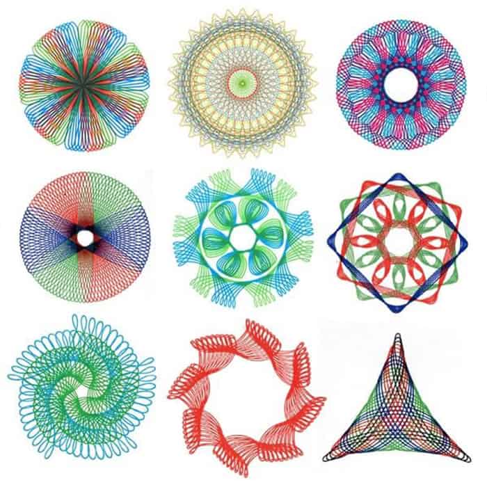 GeoArtKit, set za crtanje od 27 komada s geometrijskim spirografima - Image 8