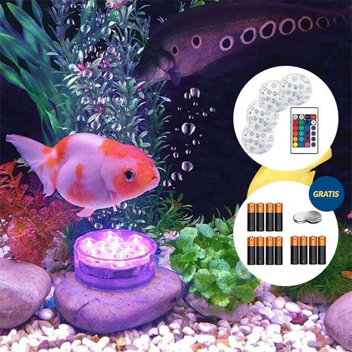 GlowBundle, 4 vodootporna LED svjetla + set baterija - Image 10