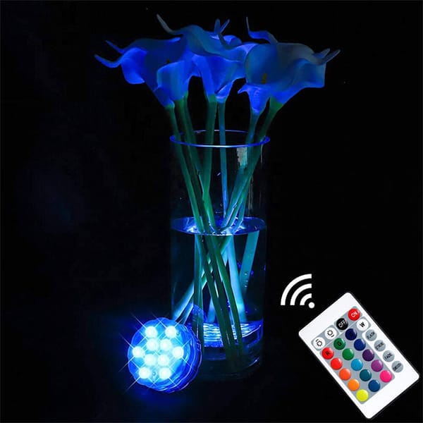 GlowWaterLights, 4 vodootporna LED svjetla s daljinskim upravljačem. - Image 8