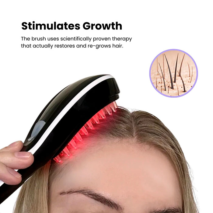 GrowthBrush, 4 u 1 terapeutska četka za kosu - Image 3