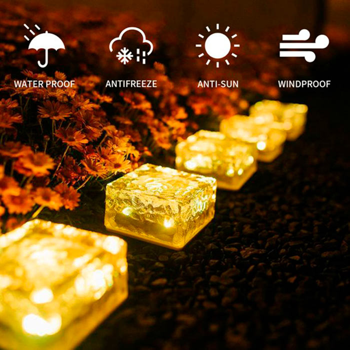 IceCubeLights, solarna vrtna svjetla u obliku kocke (2 kom) - Image 3