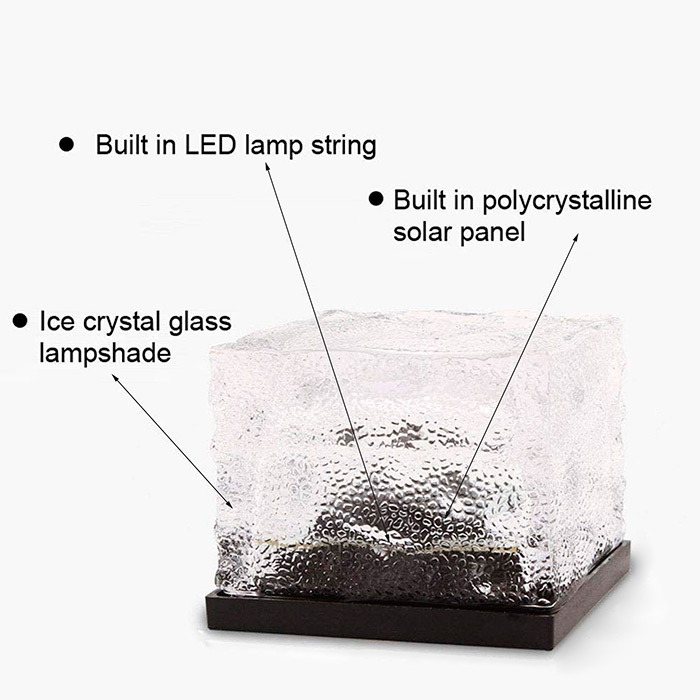 IceCubeLights, solarna vrtna svjetla u obliku kocke (2 kom) - Image 4