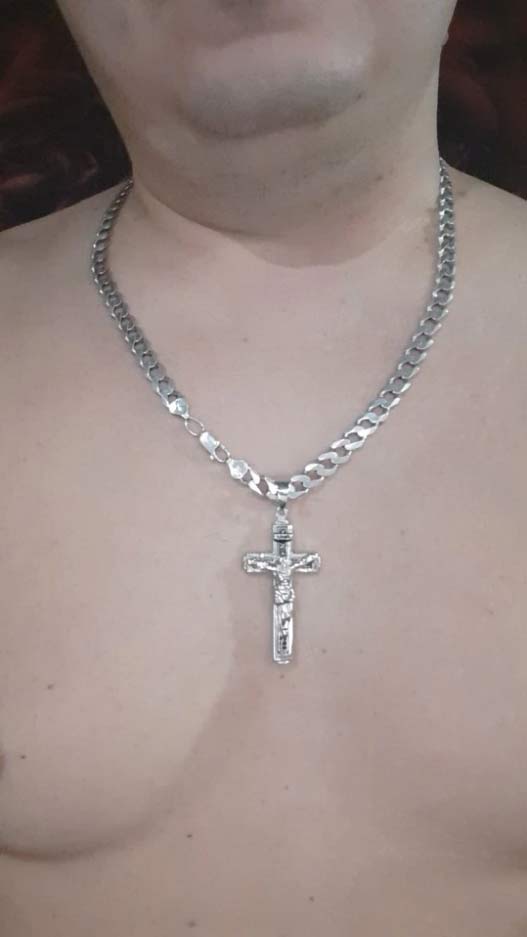 JesusNecklace, srebrna ogrlica s Isusom - Image 3