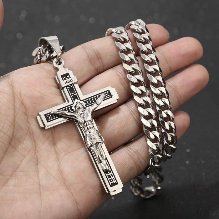 JesusNecklace, srebrna ogrlica s Isusom - Image 4