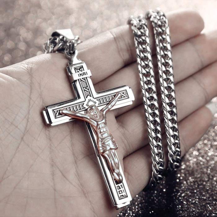 JesusNecklace, srebrna ogrlica s Isusom - Image 6