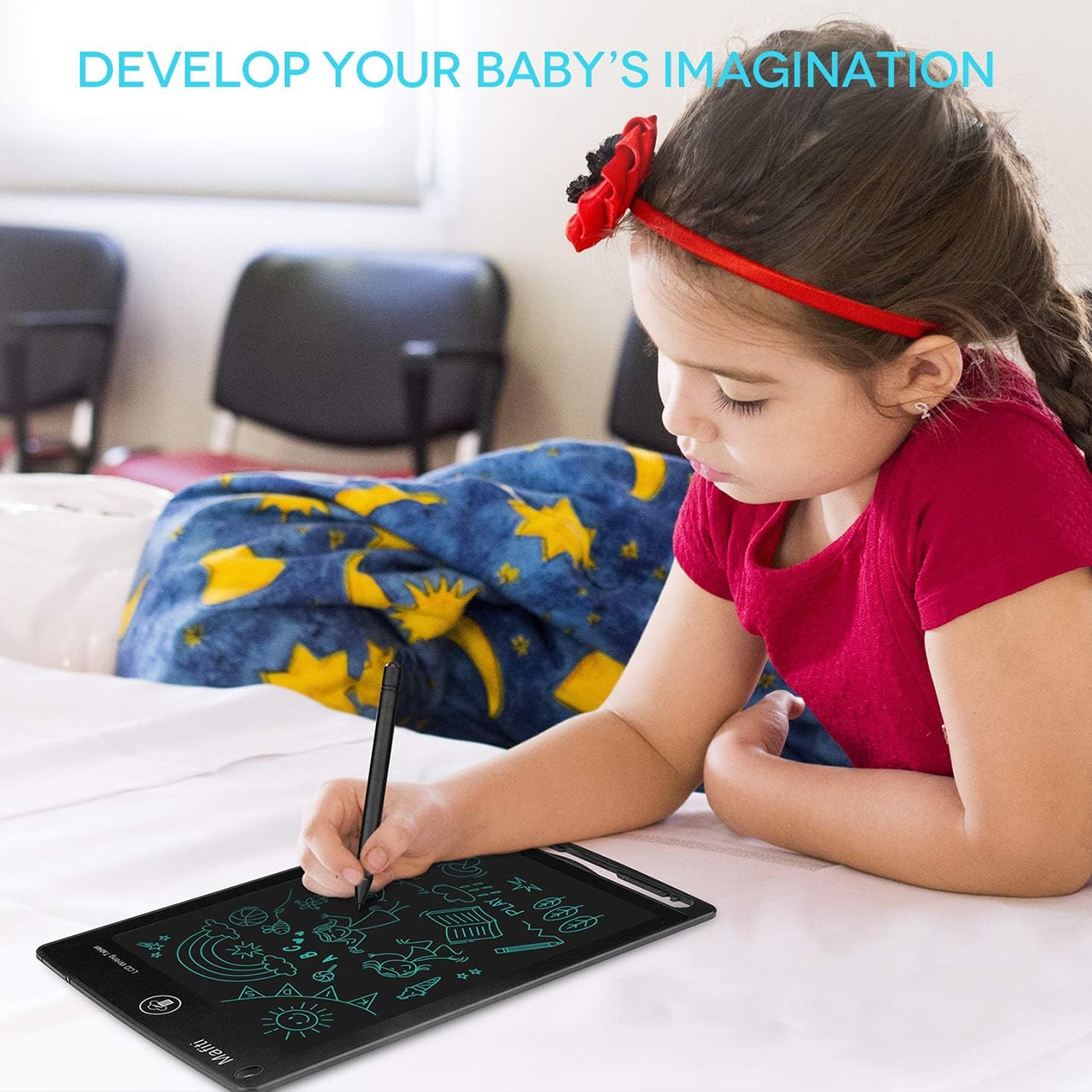 Tablet vam omogućuje da stvarate bilješke, crtate, igrate igre, ostavljate obavijesti i poruke - iznova i iznova!