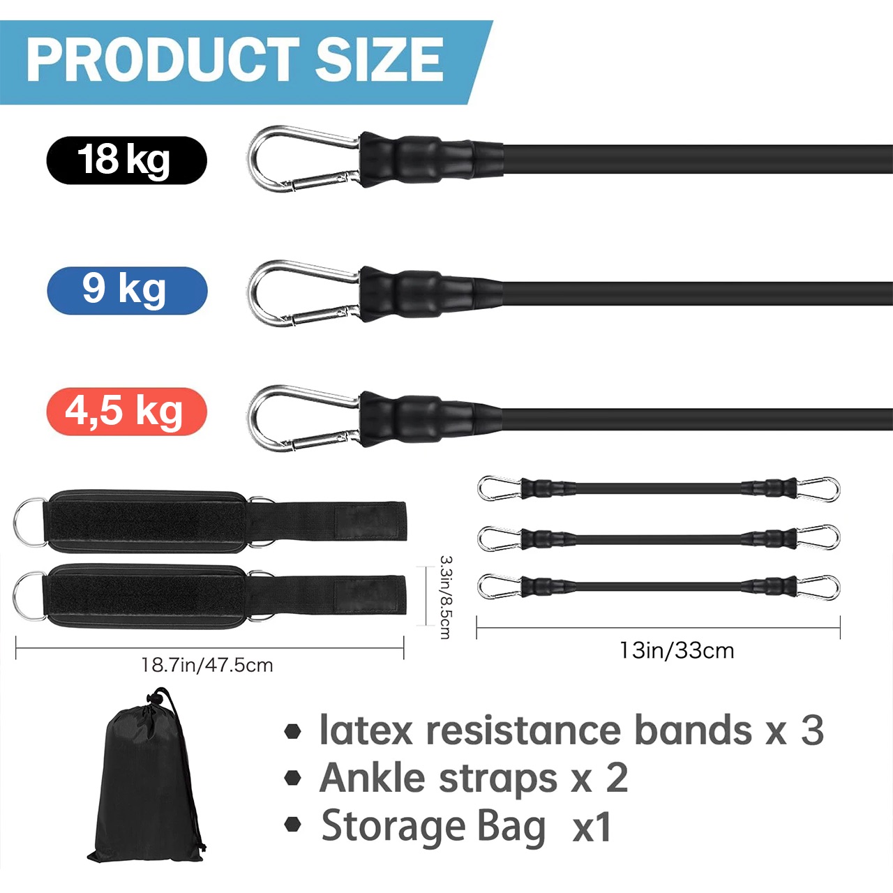 LegBands, trake za jačanje - Image 5