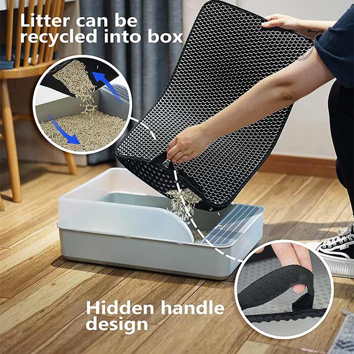 LitterMat, podloga za mačji pijesak koja hvata pijesak - Image 8