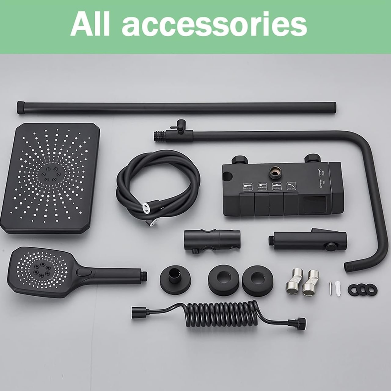 LuxShowerSet, luksuzni tuš set s 3 različita nastavka - Image 7