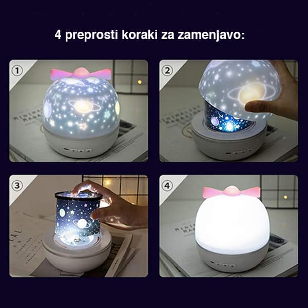 MagicLamp, 2 u 1 dinamički projektor i svjetiljka sa 6 različitih uzoraka - Image 8