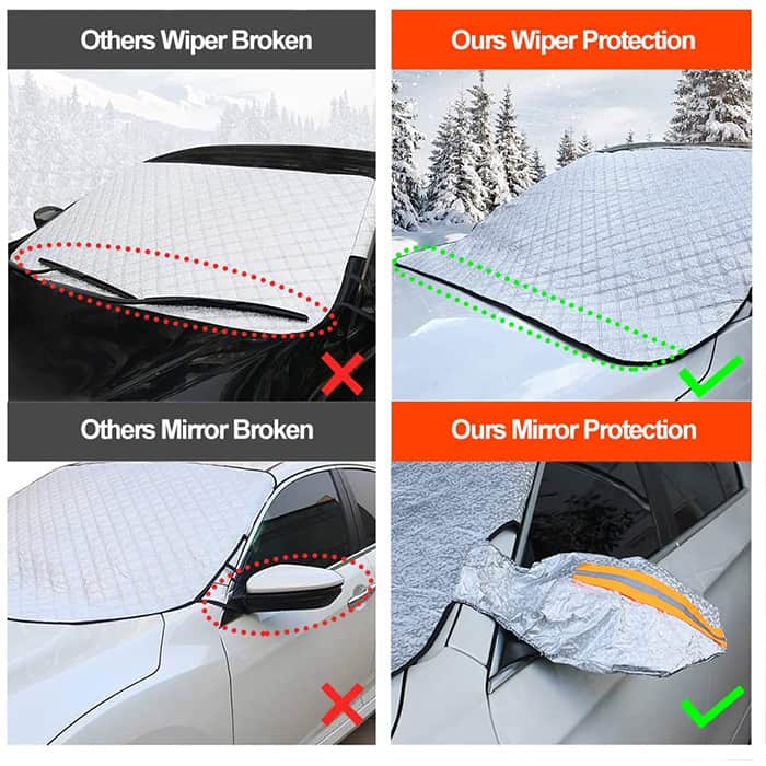 MagneticCarCover, zaštitni poklopac za vjetrobransko staklo s ugrađenim magnetima - Image 7