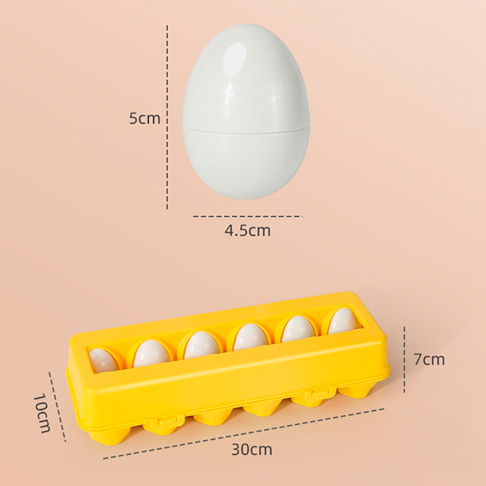 MatchingEggs, didaktička igračka - set s kutijom i 12 jaja - Image 2