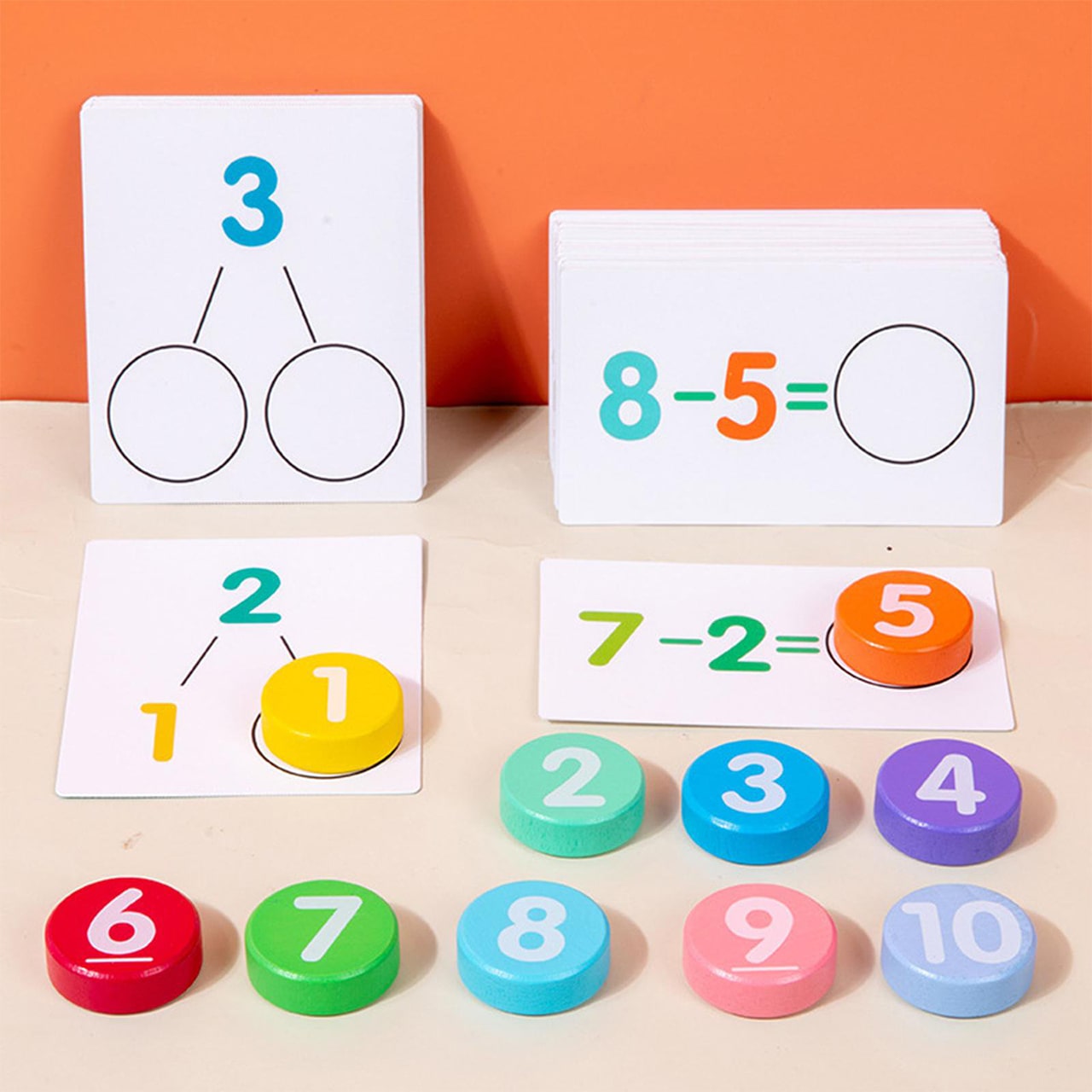 56 kartica s različitim matematičkim problemima.