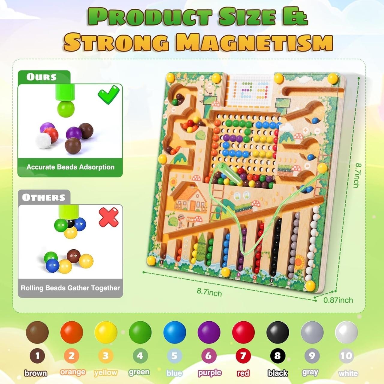 MazeGame, drvena didaktička igračka za djecu - Image 4