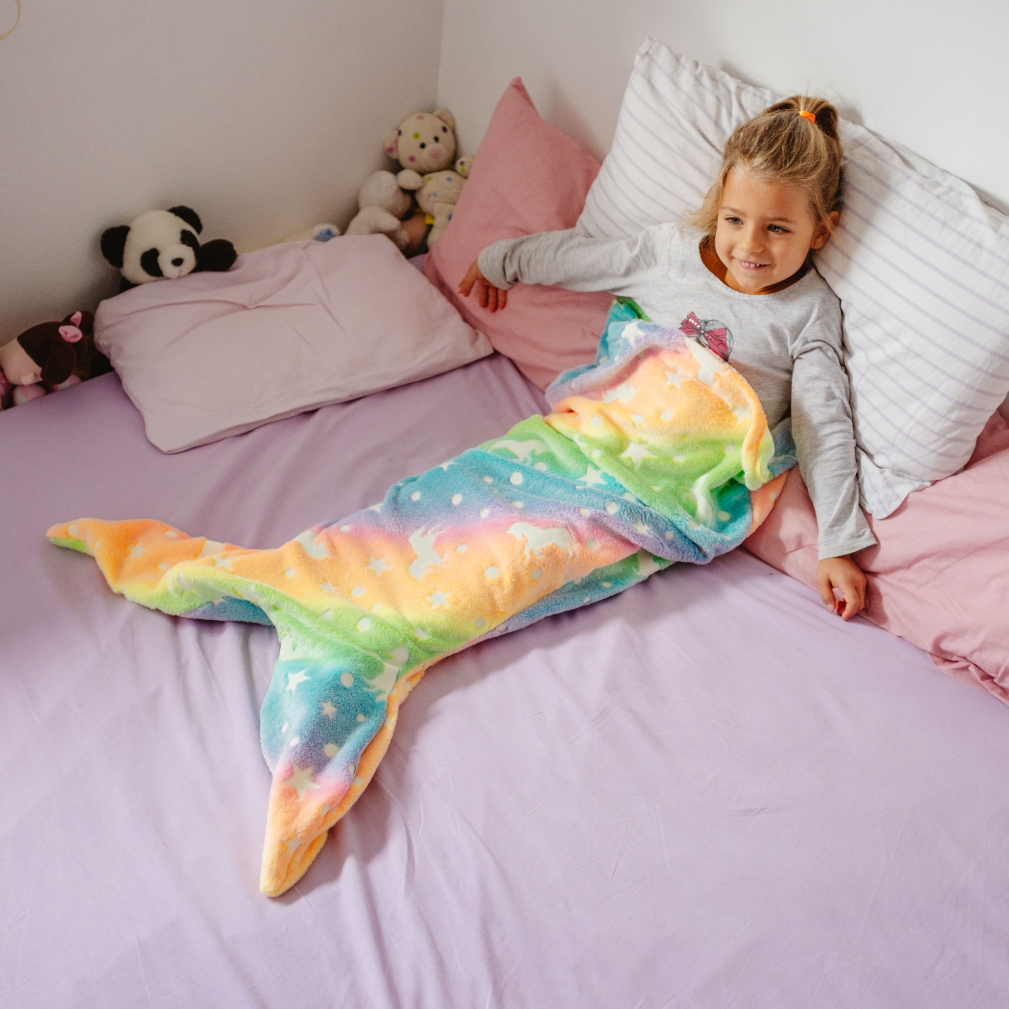 MermaidBlanket, deka za djecu u obliku repa sirene - Image 8