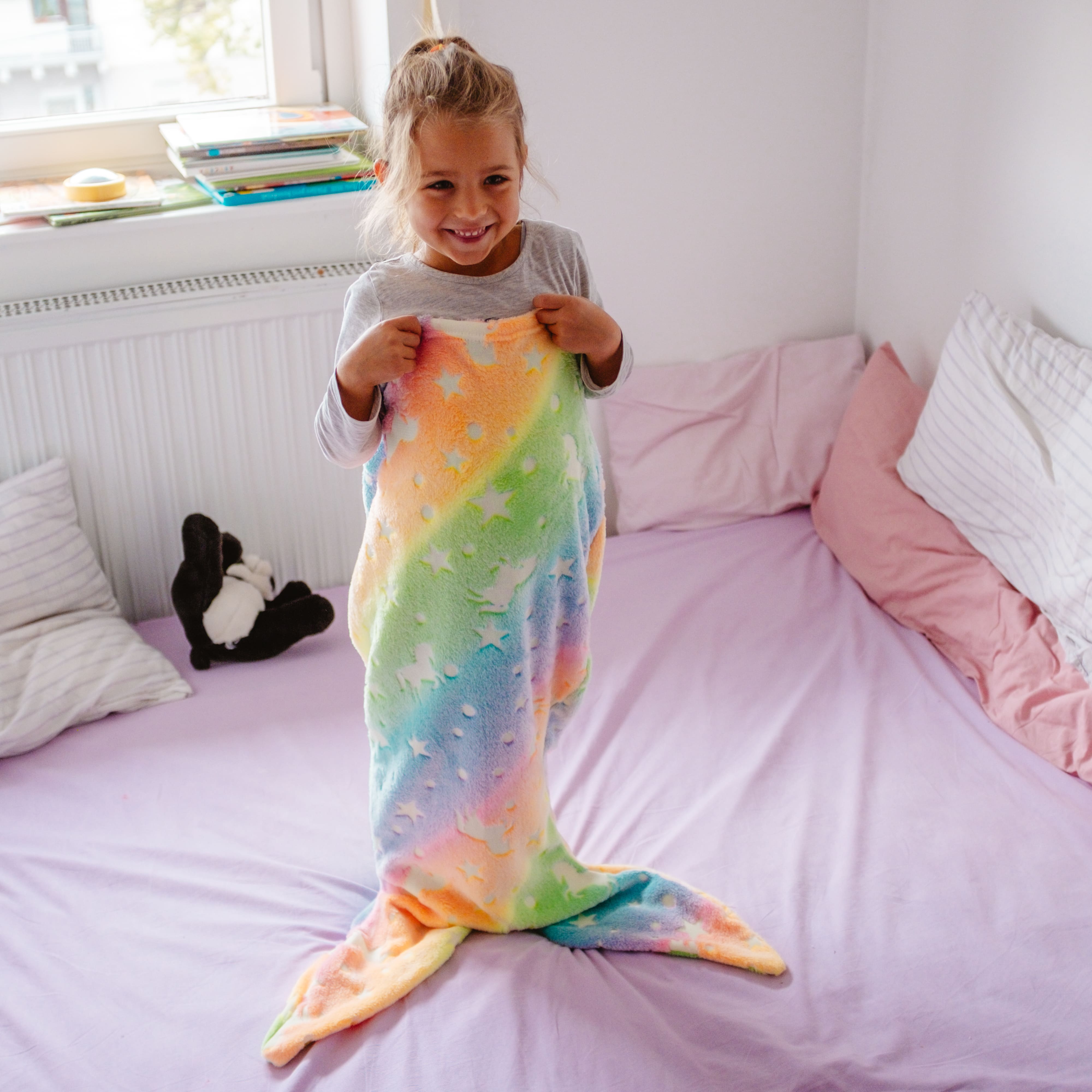 MermaidBlanket, deka za djecu u obliku repa sirene - Image 9