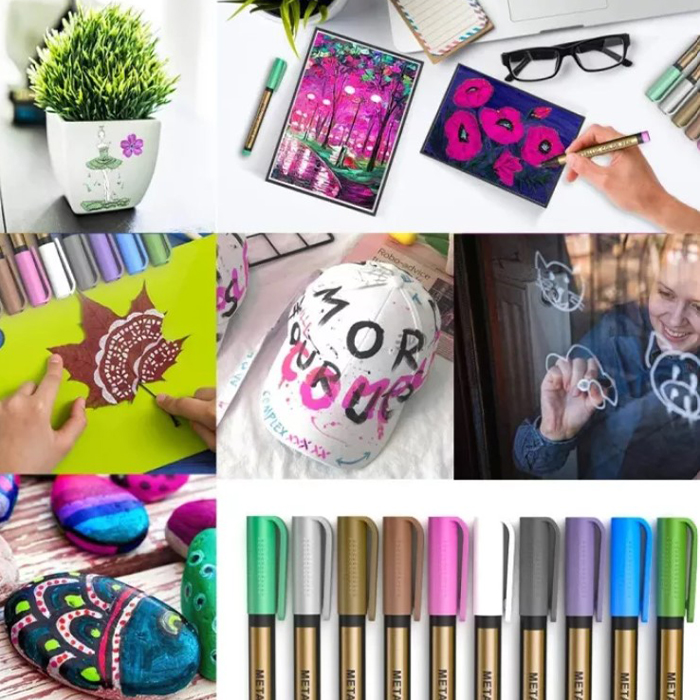 MetallicColorPen, set kreativnih markera od 10 komada - Image 7