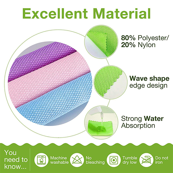 MicrofiberCloth, višenamjenska krpa za čišćenje od mikrovlakana (4 kom.) - Image 8