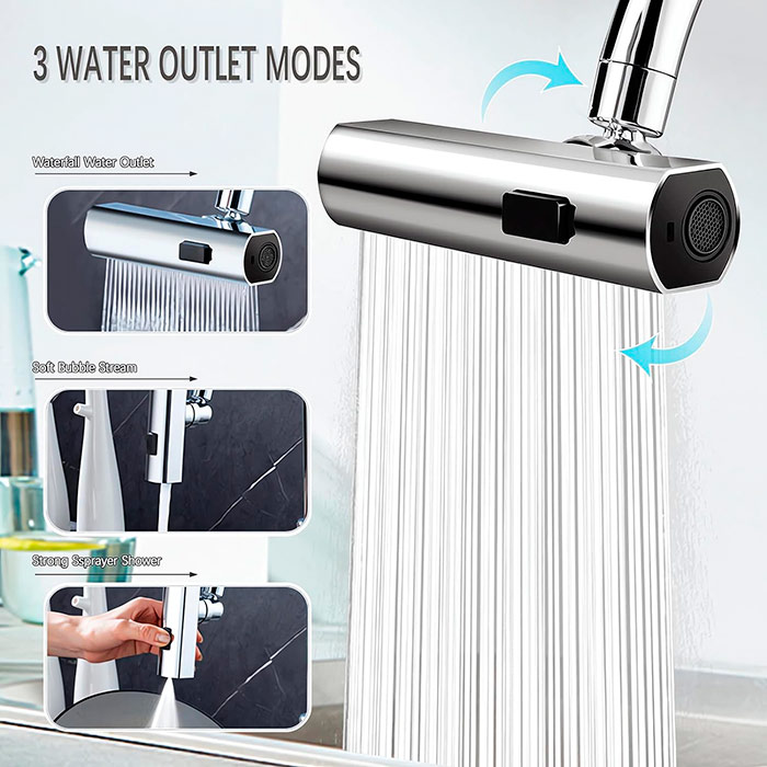 ModernFaucet, produžetak slavine s 3 izlaza vode - Image 4