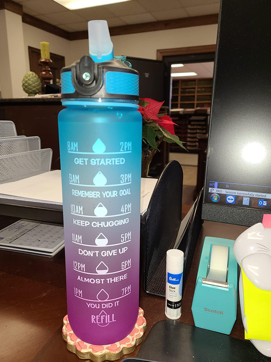 MotivationalBottle, boca za vodu s motivacijskim citatima i vremenskim oznakama (1000 ml) - Image 10