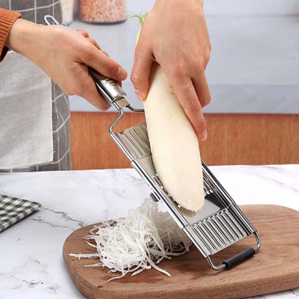 MultiSlicer, višenamjenski rezač povrća s ergonomskim držačem protiv klizanja i 3 različite oštrice - Image 8