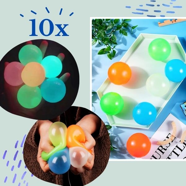 NEONBALLS, Svjetlucave antistres loptice GlowBuddies - Image 4