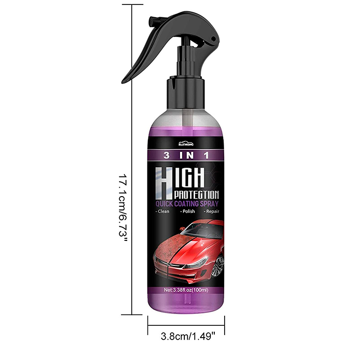NanoSpray, 3 u 1 zaštitni sprej za automobil - Image 2