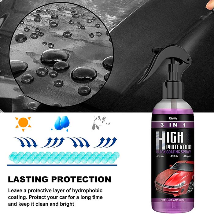 NanoSpray, 3 u 1 zaštitni sprej za automobil - Image 7