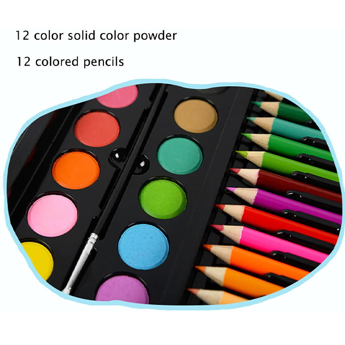 PaintingKit, set od 86 komada boja i drugih pribora prikladan za odrasle i djecu - Image 2