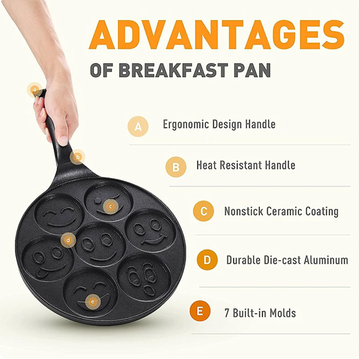 PancakePan, tava za palačinke s osmijehom - Image 8