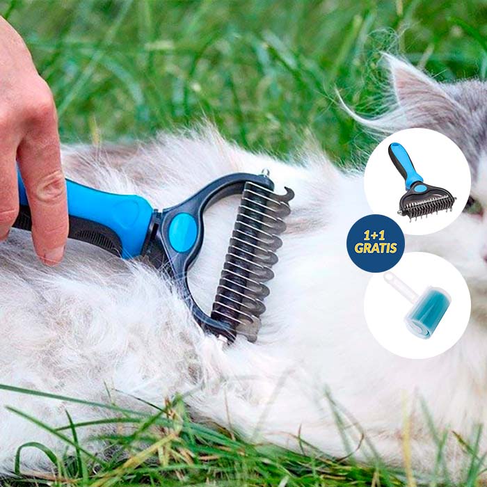 PetBundle, dvostrana četka za uklanjanje dlaka + valjak za uklanjanje dlaka GRATIS - Image 2