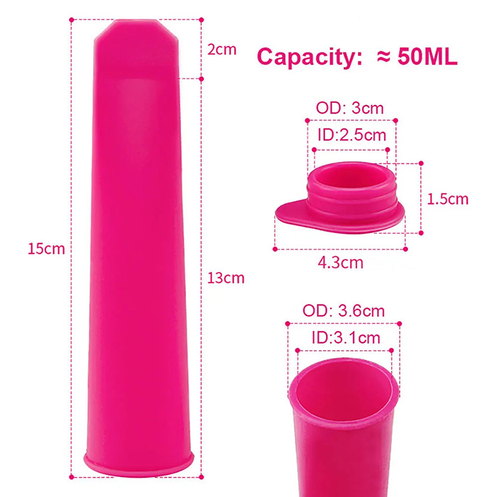 Popsy, silikonski kalup za sladoled (6 komada) - Image 2
