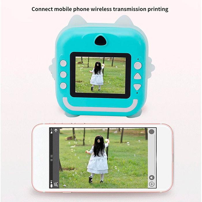 PrintBundle – fotoaparat s ispisom + 2 role papira i Micro SD kartica - Image 5